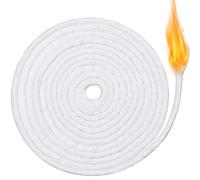 6,56 Feet Mèche de Remplacement en Coton Mèche Tressée en Coton Mèche de Lampe à Huile Ronde Mèche de Bougie pour Lampes à Huile et Bougies, DIY Fabrication de Bougies (4 mm/0,16 Pouce)
