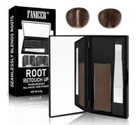 6.5g Poudre de Racine de Cheveux,Hairline Shadow Cover Up Powder,Poudre Capillaire Femme,UpIdéal pour Masquer les Cheveux Clairsemés,Résultats Naturels (Brun moyen)