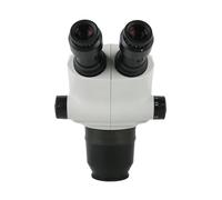 6.5X-65X 3.25X-32.5X 13X-130X Microscope stéréo Zoom tête de Microscope binoculaire + lentille auxiliaire 0.5X 2.0X + oculaire WF10X/22mm(with 1.0X,White Microscope)