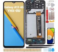 6.6"" Noir Kit Écran LCD avec Châssis pour Samsung Galaxy A13 4G SM-A135F SM-A137F Écran Complet Tactile LCD Display de Rechange