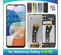 6.6 "testé LCD pour Samsung Galaxy A14 5G écran tactile numériseur assemblage complet pièce de rechange pour A146B A146P A146U A146U silver cover