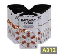 6-60 pièces Batteries pour appareils auditifs taille 312 Rayovac Extra Zinc Air 1.45V batterie pour appareils auditifs pour Audífonos professionnel