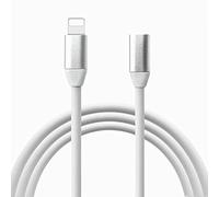 6,6FT Lightning Rallonge cableBlanc iOS Extention cable de Charge Sync Vedio & Audio Appareils, Adaptateur Connecteur d'Extension de Dock Male à Femelle Compatibles iOS