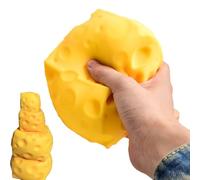 6/7/10cm Giant Cheese Squishy, Safe Slow-Rebound Shapeable Squeeze Ball Sensory Fidget Toy Relieves Stress, Cheese Squishy Lovely Unbreakable Cute Cheese Cute Toy Soft (2pcs*10*10cm)