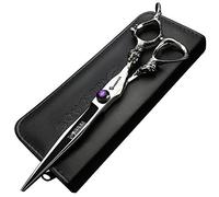 6/7.5/7 / 8 poucesCiseaux de coupe double en forme de dragon violet 17,8 cm(7-inch Flat Shear-CC)