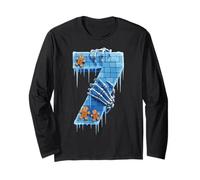 6-7 67 Six Seven Funny Gingerbread Meme Zombie Ice Number Manche Longue