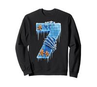 6-7 67 Six Seven Funny Gingerbread Meme Zombie Ice Number Sweatshirt