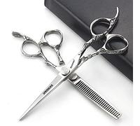 6/7 / 8 pouces personnalisé Rose Print coupe de cheveux set (7 pouces - 2pc)