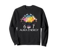 6 7 Aura Energy at 67 Aura Level 67% Funny Six Seven Meme 67 Sweatshirt
