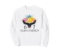 6 7 Aura Energy at 67 Aura Level 67% Six Seven Meme Funny 67 Sweatshirt