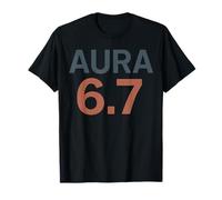 6 7 Aura Farming 67 Funny Gamer Meme Aesthetic 6 7 Aura T-Shirt