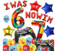 6 7 ballons de décorations d'anniversaire, jeu vidéo Six Seven thème Bday
