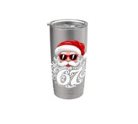 6 7 Christmas 67 Santa Six Seven Graphic Gobelet isotherme en acier inoxydable double paroi