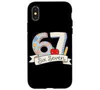6 7 Days of School Funny Boys Girls Kids Coque pour iPhone X/XS