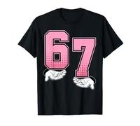 6 7 Meme Six Seven 67 Hands Meme Amusant pour Hommes, Filles, Garçons Et Enfants T-Shirt