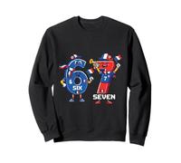 6 7 Meme Six Seven Cadeau Ado Parent Supporter Foot France Sweatshirt