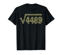 6 7 Modèle de l'armée Racine carrée 4489 Strang Math T-Shirt