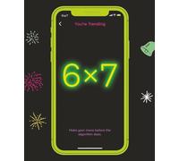 "6-7" Notebook: WIDE JOURNAL AND FIELD RULED | 7.5 X 9.25 |100 PAGES: A Gen Alpha Journal for Writing, School, or Meme History in the Making