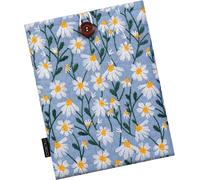 6-7"" Pagnière À Manches Rembourrées De Marguerite Brodées Pour Kindle Colorsoft,Kindle Paperwhite 12th Gen 2024, Kindle 2022-2016, Kindle Pouch For Oasis/Voyage/Kobo Ereader, Bleu[Kin911689]