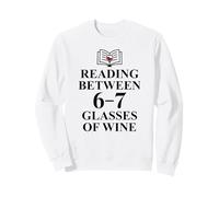 6 7 Reading 6-7 Just One More Chapter Read Between The Wines Sweatshirt