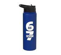 6 7 Six Seven Funny Meme 67 Tendance Teen Blague Alpha Slang Stainless Steel Insulated Water Bottle