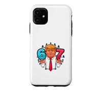 6 7 Trump Cartoon Meme Humour Coque pour iPhone 11