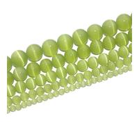 6, 8, 10 couleurs mélangées, opale, opale, perles rondes en vrac pour bracelets, colliers, bijoux, loisirs créatifs