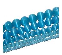 6, 8, 10 couleurs mélangées, opale, opale, perles rondes en vrac pour bracelets, colliers, bijoux, loisirs créatifs