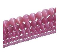 6, 8, 10 couleurs mélangées, opale, opale, perles rondes en vrac pour bracelets, colliers, bijoux, loisirs créatifs