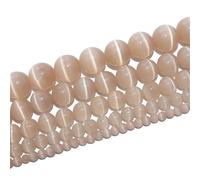 6, 8, 10 couleurs mélangées, opale, opale, perles rondes en vrac pour bracelets, colliers, bijoux, loisirs créatifs