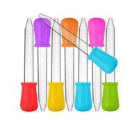 6/8/10 pièces petit Silicone plastique Pipette compte-gouttes alimentation médecine liquide oeil oreille Pipette compte-gouttes école laboratoire expérience fournituresTraitement professionnel