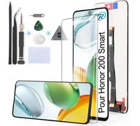 6.8"" Lcd Screen For Honor 200 Smart Screen Replacement For Honor 200 Smart Lcd Digitizer Touch Panel Repair Assembly With Tools (Black)