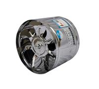 6/8 Pouces Ventilateur D'échappement Maison Silencieux Tuyau En Ligne Conduit Ventilateur Salle De Bains Extracteur Ventilation Cuisine Toilette Mur Nettoyage De L'air Extracteur d'air(6inch 150-160mm