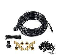 6/9/12/15/18m Système de refroidissement par brumisation pour patio et jardin Pulvérisateur de brouillard d'eau de refroidisseur de ventilateur extérieur Vaporisateur de jardin Pour Parc Aquatique Tra
