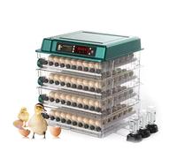 6 9 12 15 24 30 36 48 Incubateur pour œufs de poule avec affichage LED - Modes prédéfinis pour poulet/canard/oie/pigeon, maison/ferme/utilisation industrielle (256)