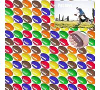 6-96 Pièces Mousse Ballons De Rugby,5.5CM Jouets de Balle Anti-Stress | Ballons De Rugby en,Couleurs vives,Balles Anti-Stress à Main,pour Enfants Et Adultes,Fournitures de fête-6 couleurs