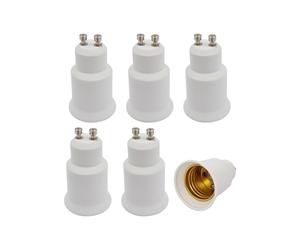 6 Adaptateurs GU10 Vers E26, Convertisseur Adaptateur de Douille GU10 Vers Culot à Vis Standard E26