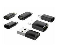 6 adaptateurs USB OTG - USB/Micro USB/USB-C/Lightning [Callstel]