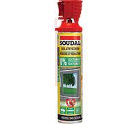 6 aérosols 500ml de mousse d'isolation smx 0% genius gun - b2 blanc - SOUDAL - 120563