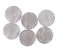 6 aimants autocollants 15 mm Gris G