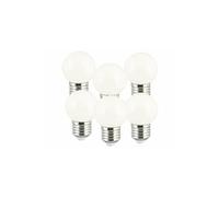 Luminea 6 ampoules LED E27 / G45 / 50 lm / 1 W / 4000 K