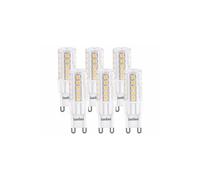 Luminea 6 ampoules LED G9 - 4.5 W - 480 lm - Blanc chaud