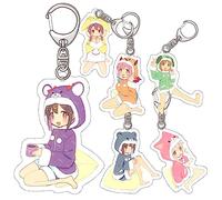 6 Anime ONIMAI Porte - Clés Pendentif Anime Figurine ONIMAI I'm Now Your Sister Acrylique Porte - Clés Sac e Voiture Accessoires