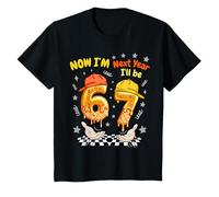 6 Ans Anniversaire 67 mème Maintenant J'Ai 6 Ans L'année Prochaine j'aurai 7 Ans T-Shirt