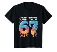 6 Ans Anniversaire 67 Tendance Maintenant Je suis 6 l'année Prochaine Je Serai 7 T-Shirt
