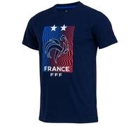 6 Ans - T-Shirt - Fff - Collection Officielle - Bleu - Enfant - Manches Courtes Multicolore