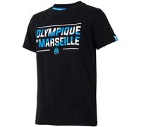 6 Ans - T-Shirt - Olympique De Marseille - Enfant - Noir - Manches Courtes - 100% Coton Multicolore