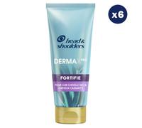 6 Après-Shampoings DermaxPro Fortifie -Pour Cheveux Secs & Cassants 200ml, Head & Shoulders