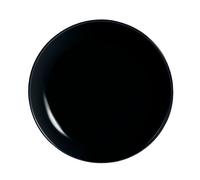 6 assiettes à dessert noires 19cm Diwali - Luminarc - Verre opale extra résistant