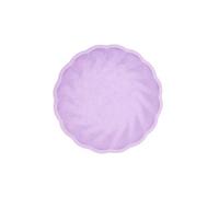 Amscan - Assiette Vert Décor, 6 pièces, diamètre 22,9 cm, Vaisselle de fête en matières premières Rapidement renouvelables, pour Les Anniversaires, Les barbecues, Les jubilés, etc.